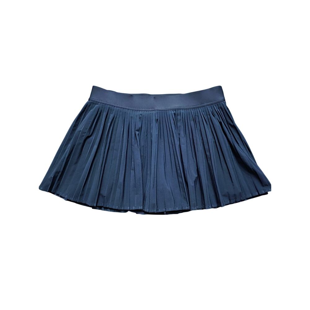 Lululemon Varsity High-Rise Pleated Tennis Skort Navy Blue Size 10